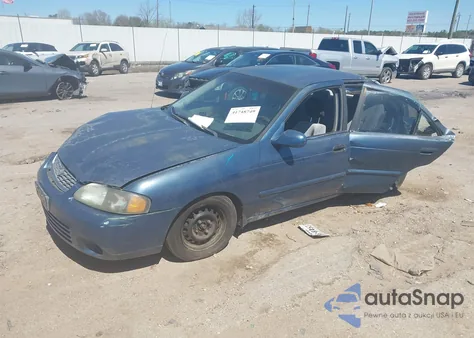 2002 Nissan Sentra Gxe из США, поврежденный, VIN 3N1CB51D22L689649